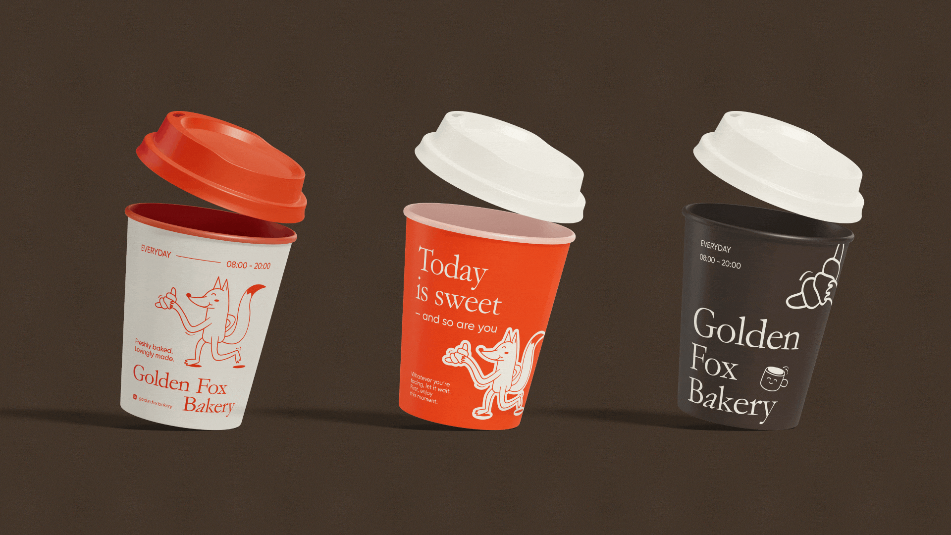 golden fox bakery logo & identity 1750322468700