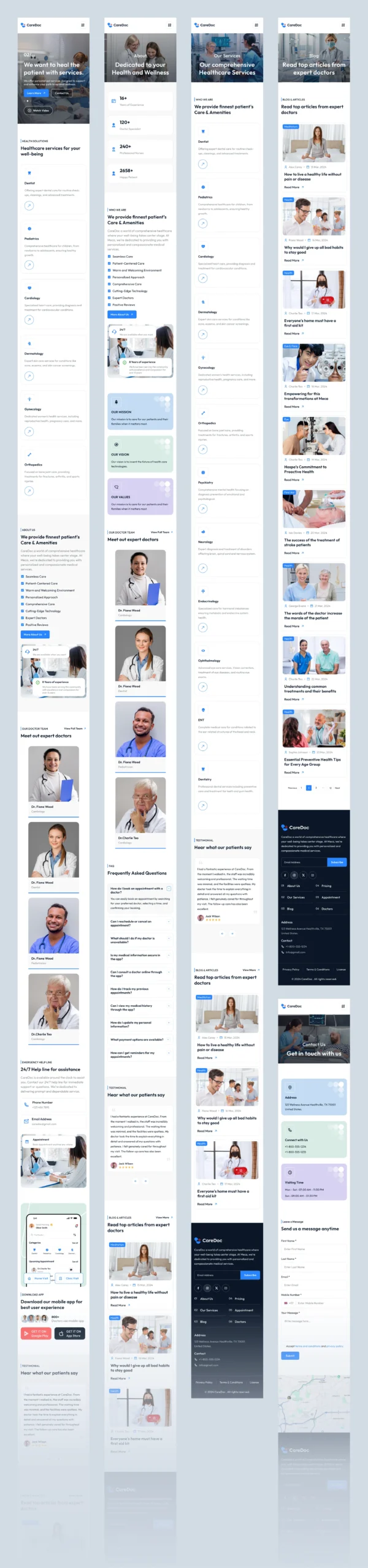 hospital website design health website case study 1750629643567